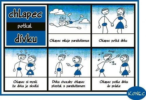 Chlapec potkal dívku