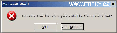 Počítačové hlášky - akce trvá dlouho