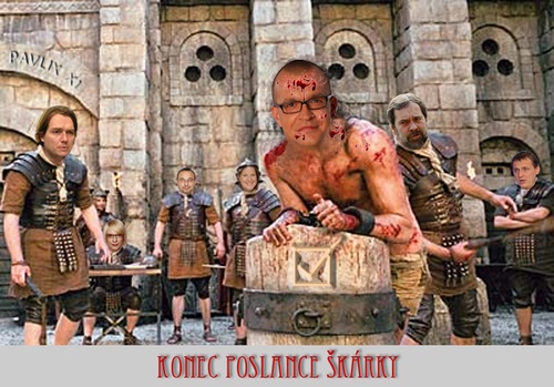 Konec poslance Škárky