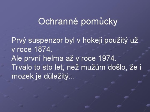 Ochranné pomůcky
