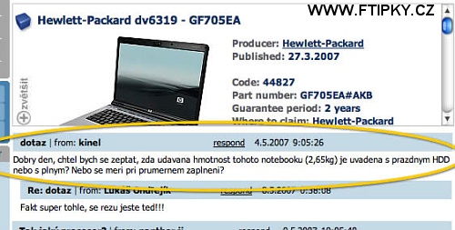 Opravdu zajímavý dotaz