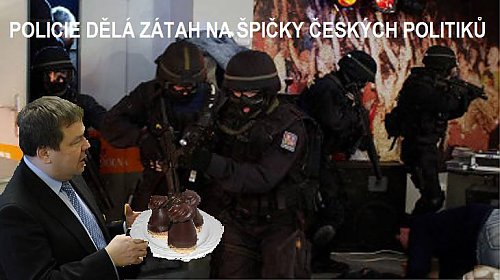 Policie dělá zátah na špičky české politiky