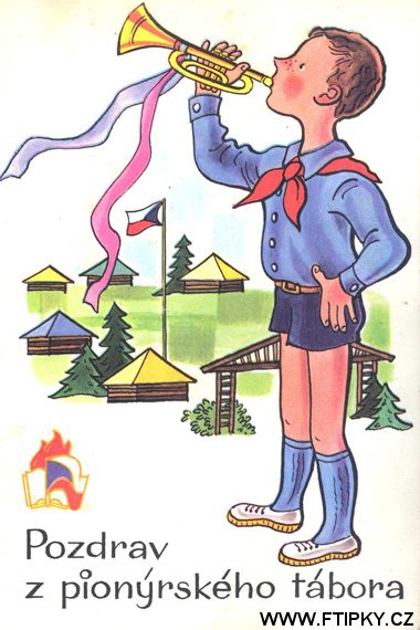 Pozdrav z pionýrského tábora