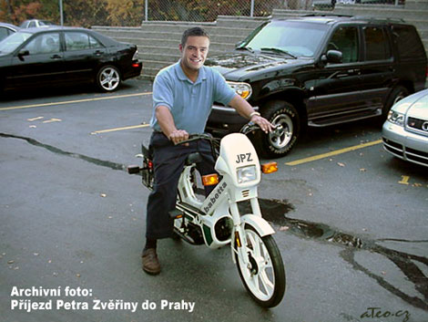 Příjezd Petra Zvěřiny