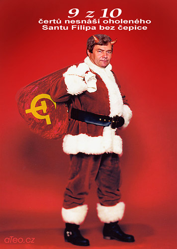 Santa Filip bez čepice