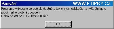Windows se udělalo špatně