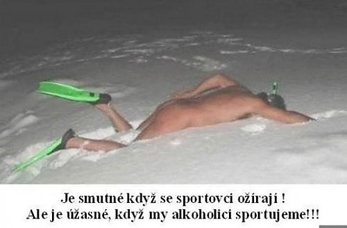 Sport a alkohol?