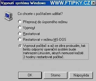 Vypnutí systému Windows